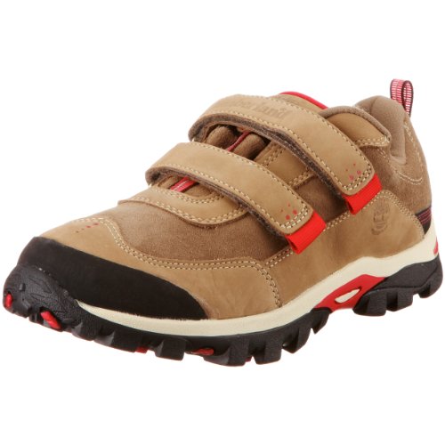 Timberland 59928 Hypertrail FTK, Unisex - Kinder Sportschuhe - Wandern, Beige (Greige Nubuck w/ Red), EU 37, (US 4.5) von Timberland