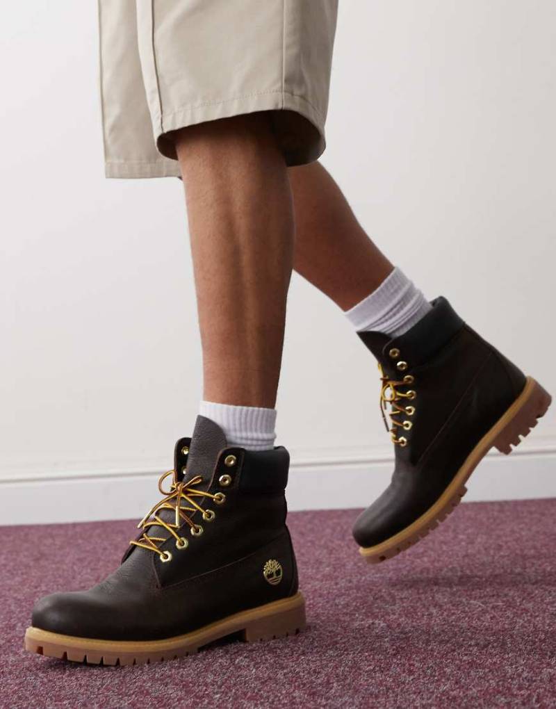 Timberland - 6 Inch - Lederstiefel in Espresso-Dunkelbraun von Timberland