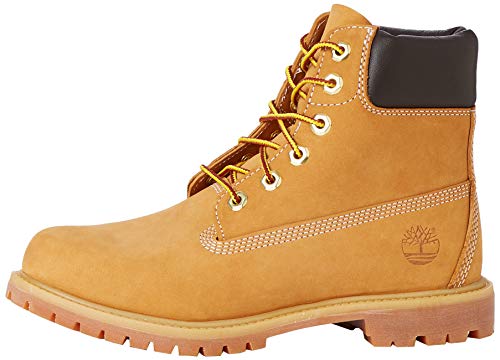 Timberland Damen 6 tommer premium vandtæt Schn rstiefel, Gelb Wheat Nubuck, 36 EU von Timberland