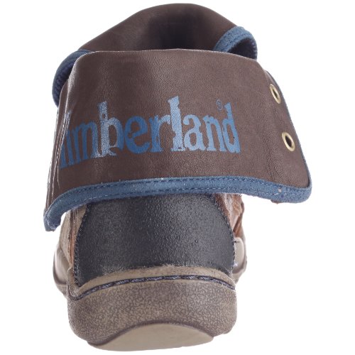 Timberland 70931 Crown Point FTK, Unisex - Kinder Halbschuhe, Braun (Dark Brown w/ Blue), EU 39.5, (US 6.5) von Timberland