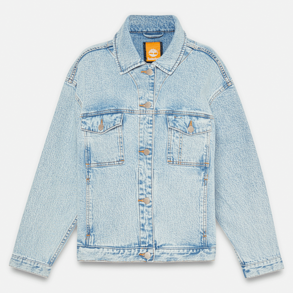 Timberland - Archive Jeansjacke für Damen in Hellblau, Frau, Blau, Größe: S Timberland - Archive Jeansjacke für Damen in Hellblau, Frau, Blau, Größe: S von Timberland