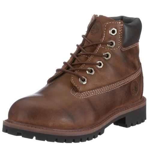 Timberland Authentics Boots 80714, Unisex - Kinder Stiefel, braun, (Burnished Brown Nubuck, BRN), EU 31 US13 von Timberland