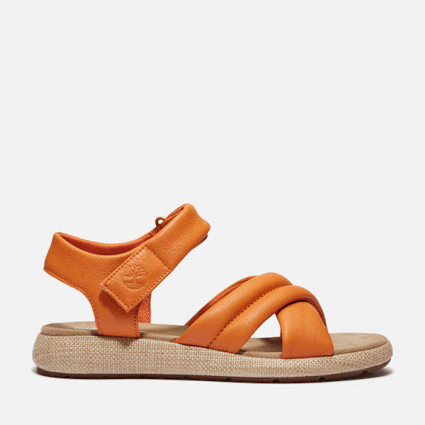 Timberland - Belmar Waves Sandale mit Fersenriemen für Damen in Orange, Damen, Orange, Größe: 40 von Timberland