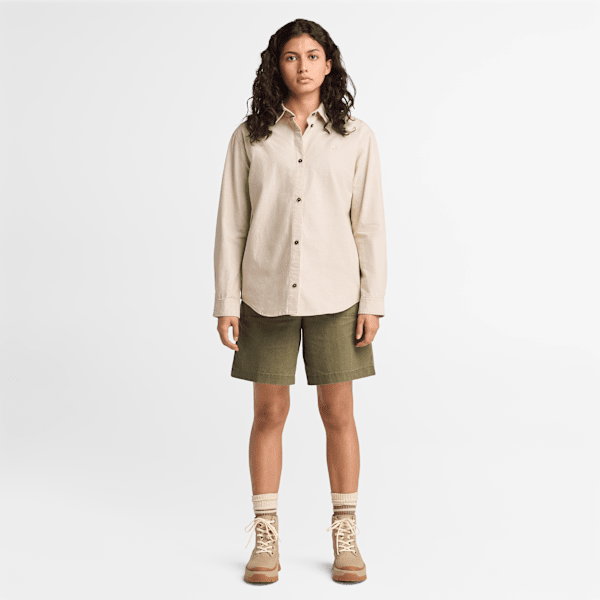 Timberland - Bermudashorts aus Leinen für Damen in Grün, Frau, Grün, Größe: 33 Timberland - Bermudashorts aus Leinen für Damen in Grün, Frau, Grün, Größe: 33 von Timberland
