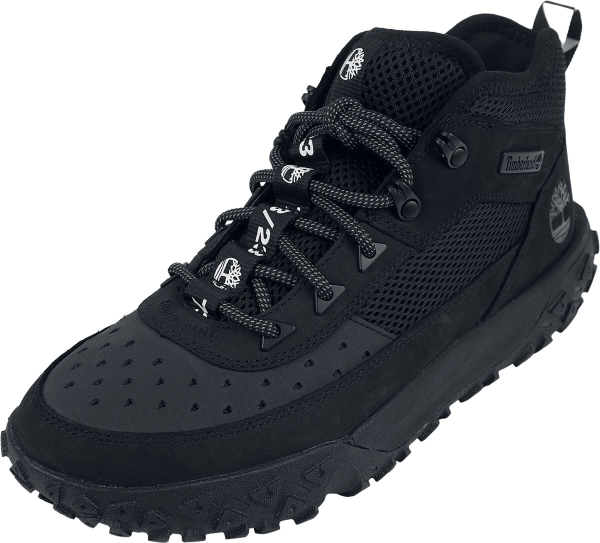 Timberland Bikerboot - GreenStride Motion 6 Mid Lace Up Hiking Boot - EU41 bis EU46 - für Männer - Größe EU43 - schwarz von Timberland