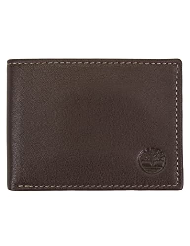 Timberland Herren Blix Slimfold Geldbörse Reisezubehör-Brieftasche, Braun, Einheitsgröße von Timberland