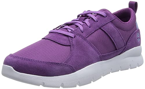 Timberland Boroughs Project L/F Ox (Youth) Sneaker Low Top, Medium Purple Suede, 31 EU von Timberland