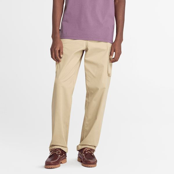 Timberland - Brookline Cargohose aus Twill für Herren in Beige, Mann, Beige, Größe: 36 von Timberland