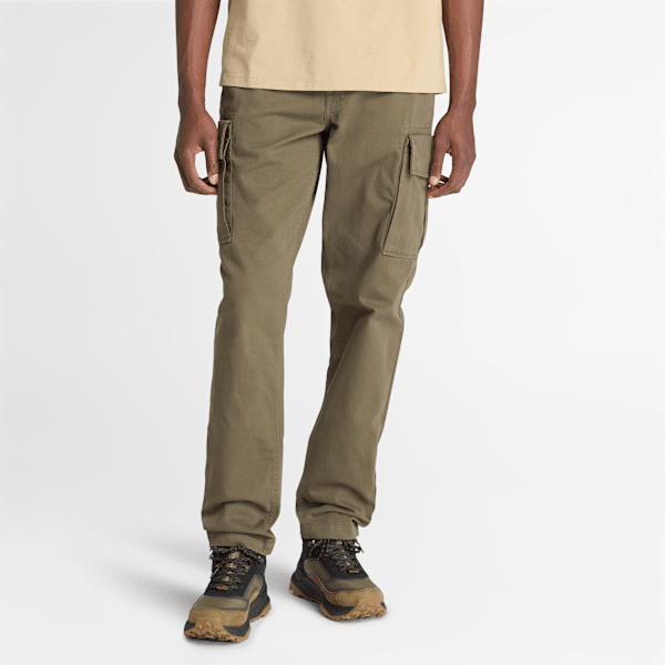 Timberland - Brookline Cargohose aus Twill für Herren in Grün, Herren, Grün, Größe: 42 von Timberland
