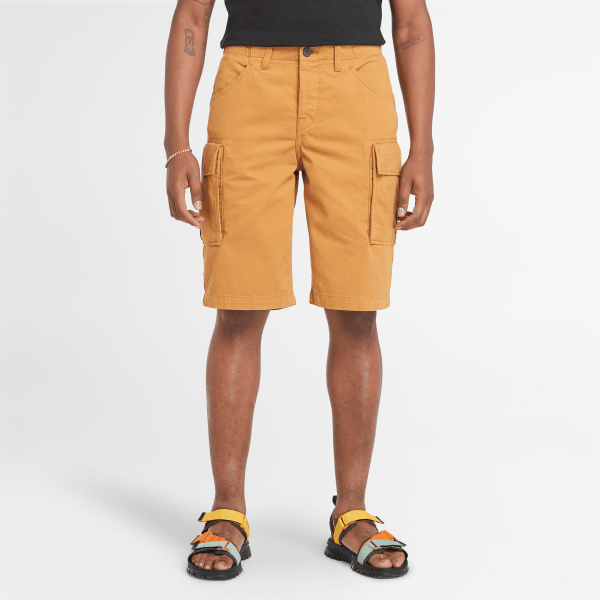 Timberland - Brookline Cargoshorts aus Twill für Herren in Gelb, Herren, Gelb, Größe: 29 von Timberland