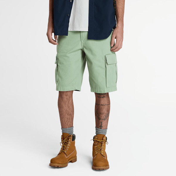 Timberland - Brookline Cargoshorts aus Twill für Herren in Grün, Herren, Grün, Größe: 33 von Timberland