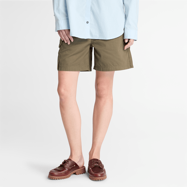 Timberland - Brookline Utility-Cargoshorts für Damen in Grün, Frau, Grün, Größe: 27 Timberland - Brookline Utility-Cargoshorts für Damen in Grün, Frau, Grün, Größe: 27 von Timberland
