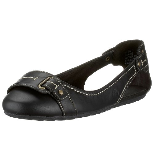 Timberland CARMONA STRP BAL BLK 62605, Damen Ballerinas, schwarz, (black ), EU 39.5 von Timberland