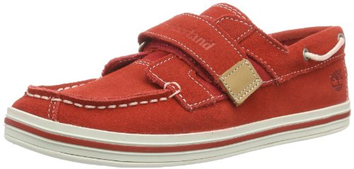 Timberland CASCO BAY H L RED RED C7285R Unisex-Kinder Mokassins, Rot (Red), EU 30 von Timberland