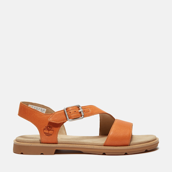 Timberland - Calista Bay Sandale mit Fersenriemen für Damen in Orange, Frau, Orange, Größe: 41 von Timberland
