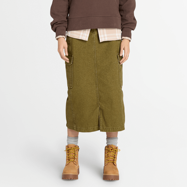 Timberland - Cargo-Rock für Damen in Dunkelgrün, Frau, Grün, Größe: 27 von Timberland