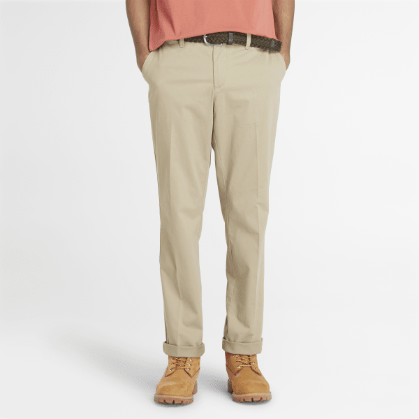 Timberland - Claremont Chinohose aus Twill für Herren in Beige, Mann, Beige, Größe: 33 Timberland - Claremont Chinohose aus Twill für Herren in Beige, Mann, Beige, Größe: 33 von Timberland