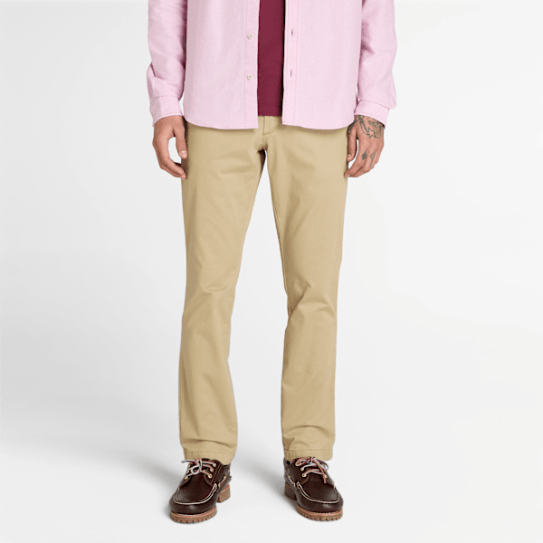 Timberland - Claremont Chinohose aus Twill mit schmalem Bein für Herren in Beige, Herren, Beige, Größe: 29 von Timberland
