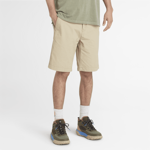 Timberland - Claremont Chinoshorts aus Popeline für Herren in Beige, Herren, Beige, Größe: 31 von Timberland