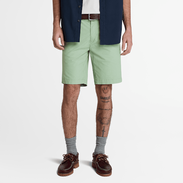 Timberland - Claremont Chinoshorts aus Popeline für Herren in Grün, Herren, Grün, Größe: 40 von Timberland