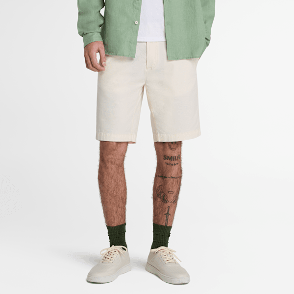 Timberland - Claremont Chinoshorts aus Popeline für Herren in Hellbeige, Herren, Beige, Größe: 40 von Timberland