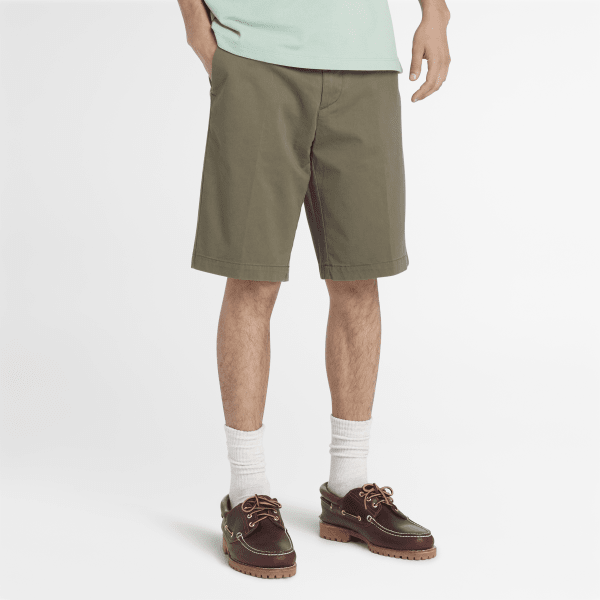 Timberland - Claremont Chinoshorts aus Twill für Herren in Grün, Herren, Grün, Größe: 28 von Timberland
