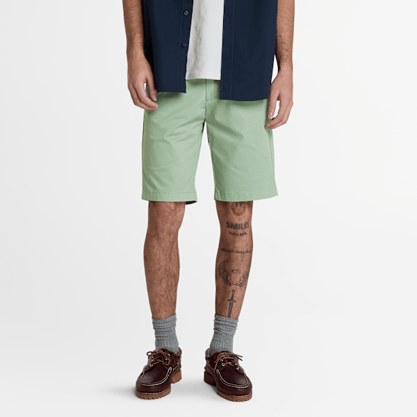 Timberland - Claremont Chinoshorts aus Twill für Herren in Hellgrün, Mann, Grün, Größe: 32 von Timberland