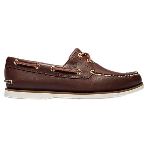 Timberland Classic Boat Boat Slipper & Bootsschuhe Herren Braun - 44 1/2 - Bootsschuhe Shoes von Timberland
