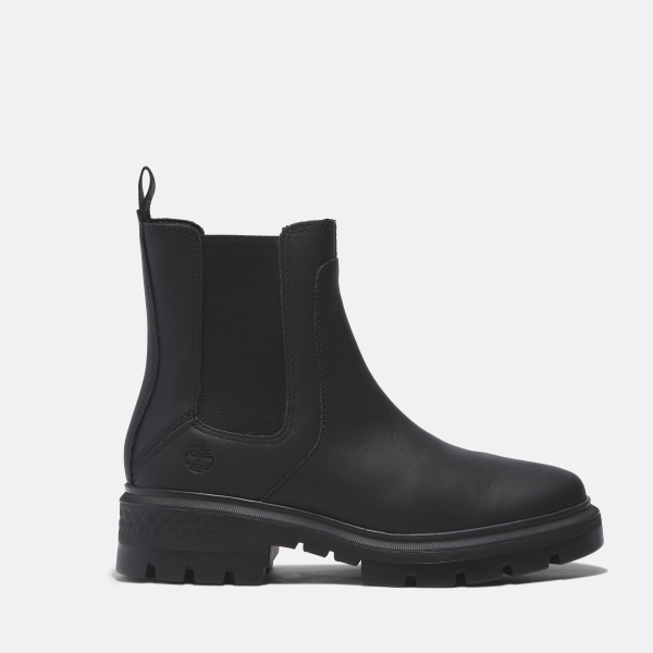 Timberland - Cortina Valley Chelsea-Boot für Damen in Schwarz, Frau, Schwarz, Größe: 37.5 Timberland - Cortina Valley Chelsea-Boot für Damen in Schwarz, Frau, Schwarz, Größe: 37.5 von Timberland