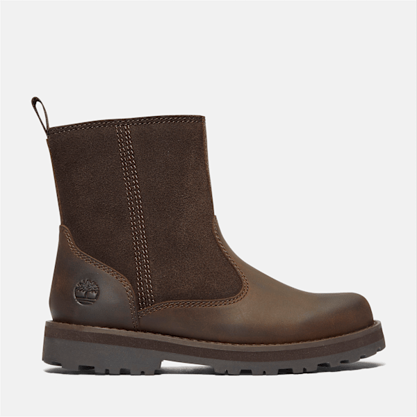 Timberland - Courma Boot mit warmem Futter für Jugendliche in Dunkelbraun, Braun, Größe: 32 von Timberland