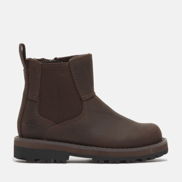 Timberland - Courma Kid Chelsea Boot für Kleinkinder in Dunkelbraun, Braun, Größe: 21 von Timberland