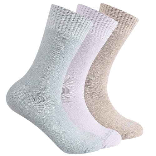 Timberland Damen 3-Pack Ribbed Marled Boot Socks Stiefelsocken, Bunt, Einheitsgröße von Timberland