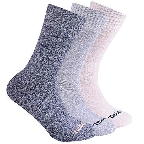 Timberland Damen 3-Pack Ribbed Marled Boot Socks Stiefelsocken, Peacoat, Einheitsgröße von Timberland