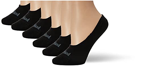 Timberland Damen 6er-Pack Basic Low Liner Socken Freizeitsocken, schwarz, Einheitsgröße von Timberland