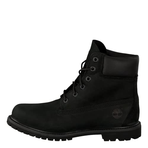 Timberland Damen 6 Zoll Premium wasserdicht Stiefel, Schwarz (Black Nubuck), 37 EU von Timberland