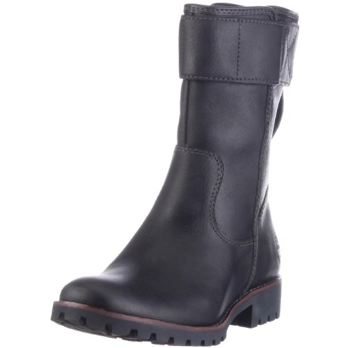 Timberland Damen ATRUS MID BLACK SMOOTH Stiefel, Schwarz, 41.5 EU von Timberland