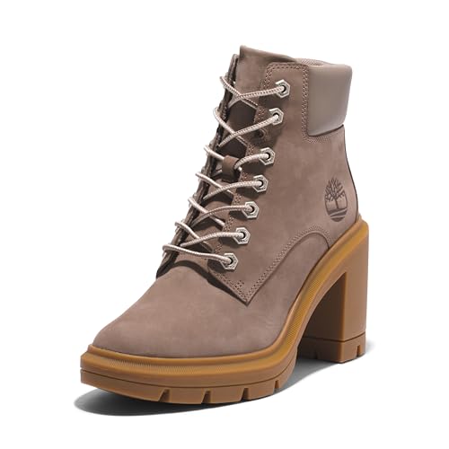 Timberland Damen Allington Heights 6 Inch Nubuck Taupe Stiefel 38.5 EU von Timberland