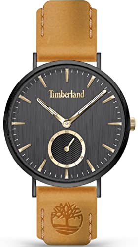 Timberland Damen Analog Quarz Uhr mit Leder Armband TDWLA2104302 von Timberland