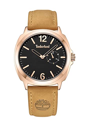 Timberland Damen Analog Quarz Uhr mit Leder Armband TDWLB2200402 von Timberland