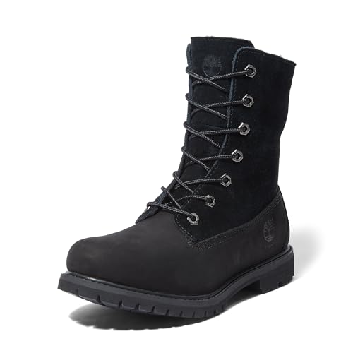Timberland Authentics, Damen Kurzschaft Stiefel, Schwarz (Black Nubuck 1), 36 EU von Timberland