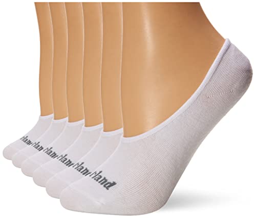 Timberland Damen 6-Pack Basic Low Liner Socks Freizeitsocken, Weiß, Einheitsgröße von Timberland