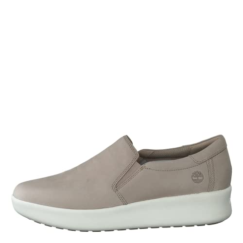 Timberland Damen Berlin Park Slip-on Turnschuhe, Beige Light Beige Nubuck, 39 EU von Timberland