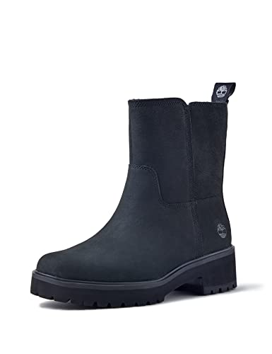 Timberland Damen Carnaby Cool Basic Warm Pull On WR Fashion Boot, Jet Black, 38.5 EU von Timberland