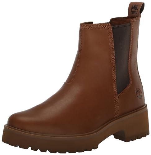 Timberland Damen Carnaby Cool Basic Chelsea Boot, Rust Full Grain, 36 EU Weit von Timberland