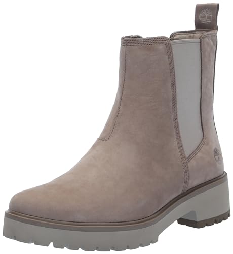 Timberland Damen Carnaby Cool Basic Chelsea Boot, Taupe Nubuck, 38 EU Weit von Timberland