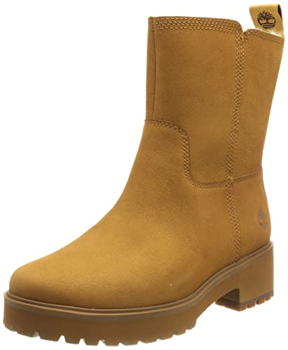 Timberland Damen Carnaby Cool Basic Warm Pull On WR Fashion Boot, Wheat, 37.5 EU Weit von Timberland