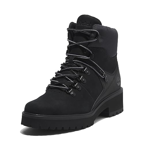 Timberland Damen Carnaby Cool Hiker Fashion Boot, Black Nubuck, 38 EU Weit von Timberland