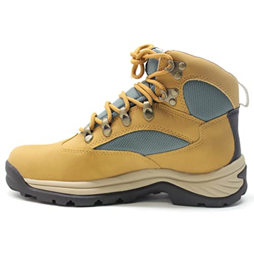 Timberland Damen Chocorua GTX Mid Hiker Leather Textile Wheat Stiefel 38 EU von Timberland