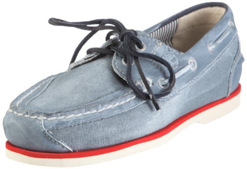 Timberland Damen Classic Boat FTW Amherst F/L Halbschuhe, Blau/Navy Washed Canvas, 40 EU von Timberland