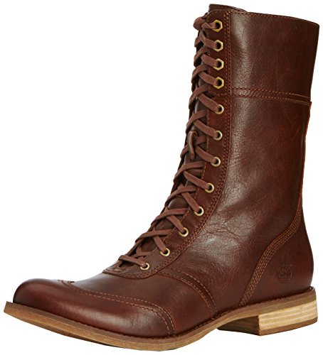 Timberland Damen FTW_EK Savin Hill Mid Zip Toe Cap Boot Kurzschaft Stiefel, Braun (Glaced Ginger), 38.5 EU von Timberland